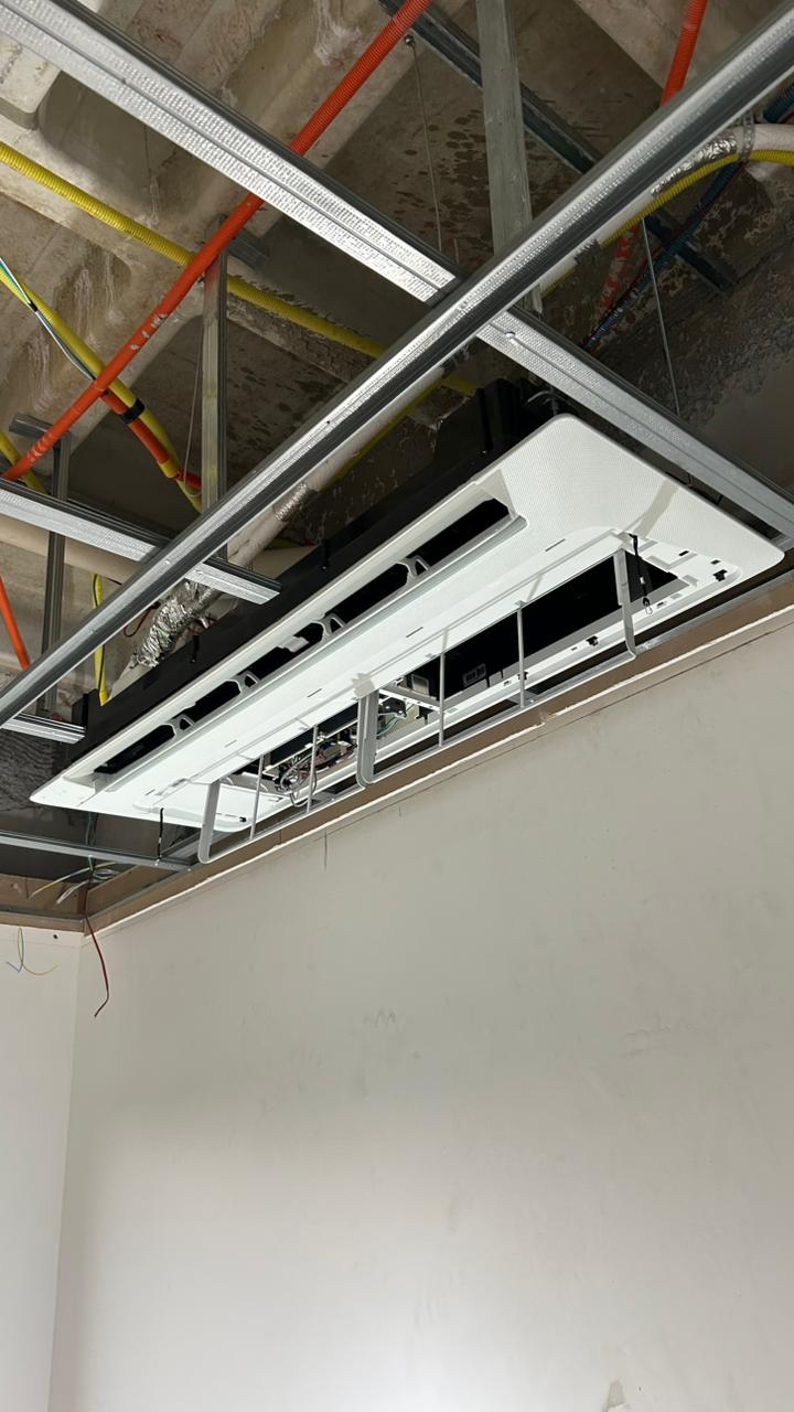Instalação Cassete Samsung 24.000 BTU